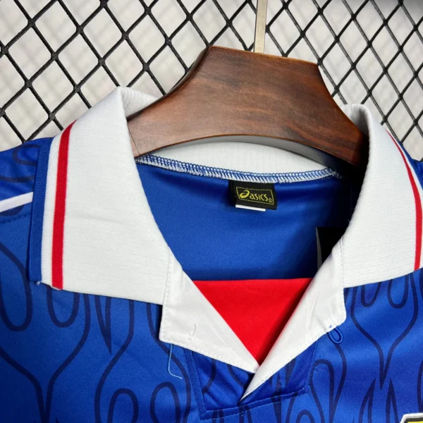Camisa Retrô Clássica Seleção Japão Home 1998 Azul - Imagem 3