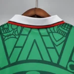 Camisa Retrô Clássica Seleção México Home 1998 Verde - Imagem 6