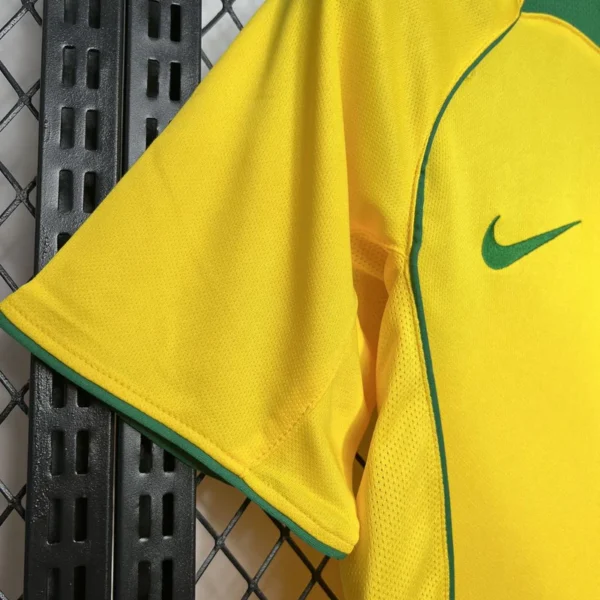 Camisa Retrô Clássica Seleção Brasileira Brasil – Nike – Ronaldinho 10 – Amarela – 2004 – Total 90 - Imagem 19