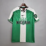 Camisa Retrô Clássica Seleção Nigéria Home 1996 Verde Nike