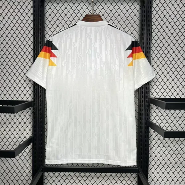Camisa Retrô Clássica Seleção Alemanha Home 1990 Adidas - Imagem 5
