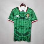 Camisa Retrô Clássica Seleção México Home 1998 Verde