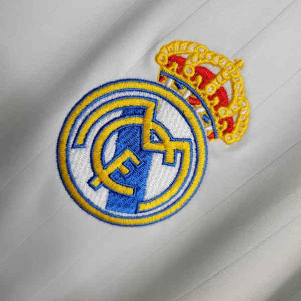 Camisa Retrô Real Madrid Home 2006/2007 Adidas Branca - Imagem 5
