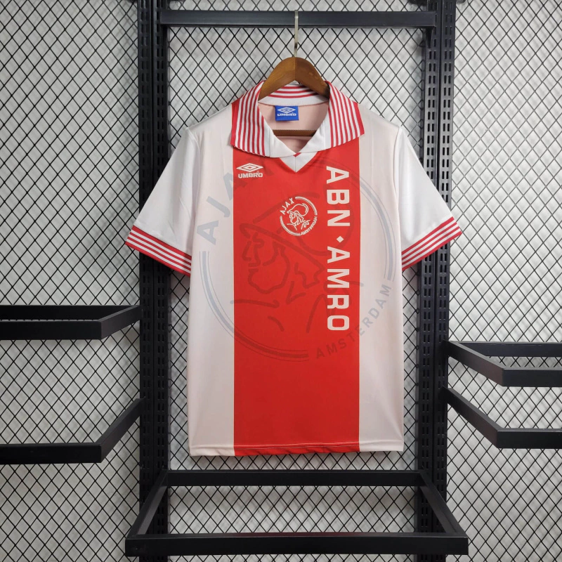 gekwgnw Camisa Retrô Ajax Home 1995/1996 Umbro - Imagem 1