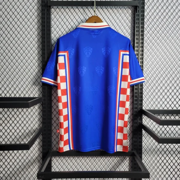 Camisa Retrô Clássica Seleção Croácia Away 1998 Lotto - Imagem 5