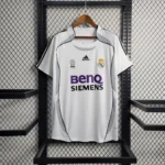 Camisa Retrô Real Madrid Home 2006/2007 Adidas Branca