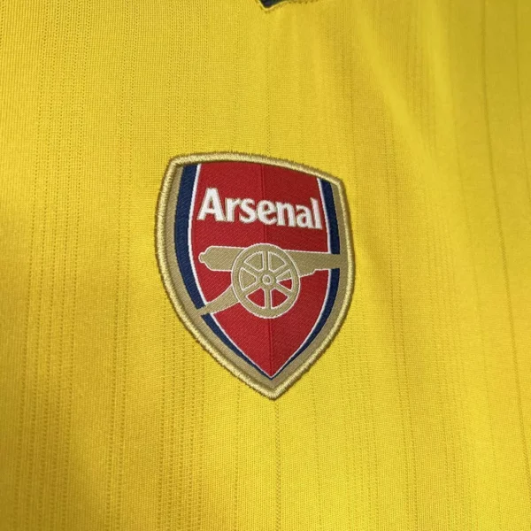 Camisa Rêtro Arsenal Away 2005/2006 Nike - Amarela - Total 90 - Imagem 3