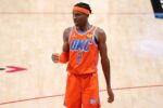 Camiseta Regata Basquete NBA OKC Oklahoma Thunder 2 Shai Gilgeous-Alexander Statement Edition 2025 Laranja Nike - Imagem 13