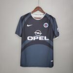 Camisa Retrô Paris Saint-Germain - PSG Third 2001/2002 - Ronaldinho 21 - Nike - Preta Opel