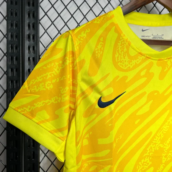 Camisa Seleção França Goleiro 2024/25 Nike Amarelo - Imagem 3