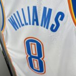 Camiseta Regata Basquete NBA OKC Oklahoma Thunder Association Edition 2025 Branca Nike - Imagem 9