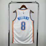 Camiseta Regata Basquete NBA OKC Oklahoma Thunder Association Edition 2025 Branca Nike - Imagem 11
