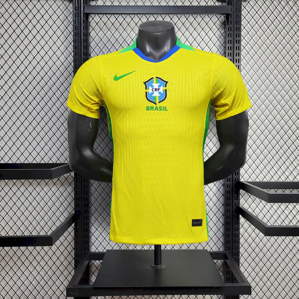 33d0daba_600x Camisa Brasil Seleção Brasileira Home Versão Jogador Masculina Amarela 25/2026 Nike - Imagem 1