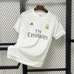 Camisa Retrô Real Madrid Home 2015/2016 Adidas Branca