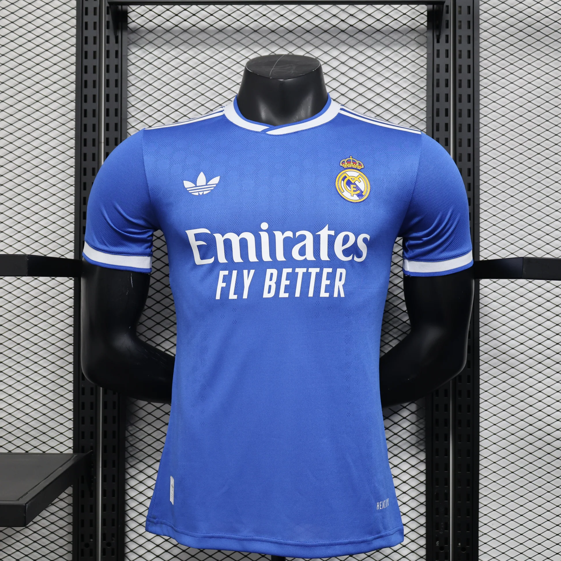 4ca427aa Camisa Real Madrid Third Versão Jogador 2025/2026 Adidas Azul - Imagem 1