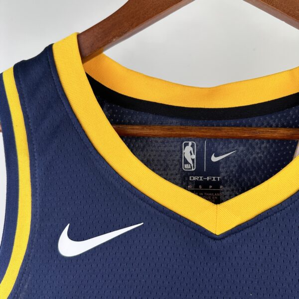 Camiseta Regata Basquete NBA Indiana Pacers 0 Tyrese Haliburton Icon Edition 2025 Azul Nike - Imagem 2