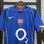 Camisa Rêtro Arsenal Away 2004/2005 Nike - Azul - Total 90 - Imagem 2