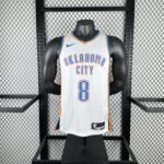 Camiseta Regata Basquete NBA OKC Oklahoma Thunder Association Edition 2025 Branca Nike