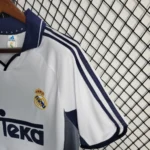 Camisa Retrô Real Madrid Home 2000/2001 Adidas Branca - Imagem 4
