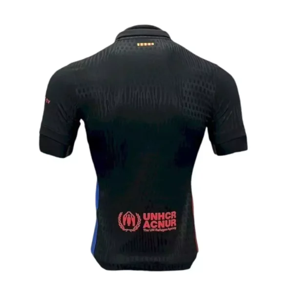 Camisa Barcelona Away Versão Jogador x Travis Scott - 24/2025 Nike All Black Preta - Imagem 3