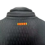 Camisa Barcelona Away Versão Jogador x Travis Scott - 24/2025 Nike All Black Preta - Imagem 4