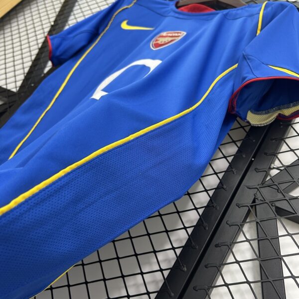 Camisa Rêtro Arsenal Away 2004/2005 Nike - Azul - Total 90 - Imagem 4