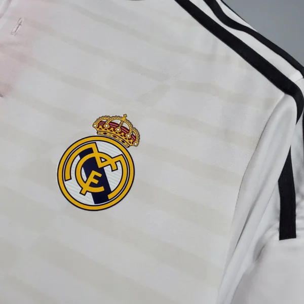 Camisa Retrô Real Madrid Home 2014/2015 Adidas Branca - Imagem 3