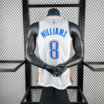 Camiseta Regata Basquete NBA OKC Oklahoma Thunder Association Edition 2025 Branca Nike - Imagem 2
