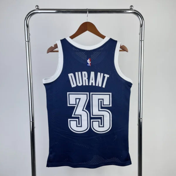 Camiseta Regata Basquete NBA OKC Oklahoma Thunder 35 Kevin Durant Mitchell & Ness Edition 2015/16 - Imagem 2
