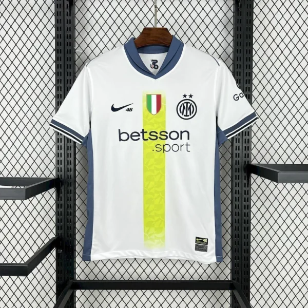 Camisa Inter de Milão Away Versão Torcedor - Valentino Rossi - 2025 Branca Nike - Imagem 5