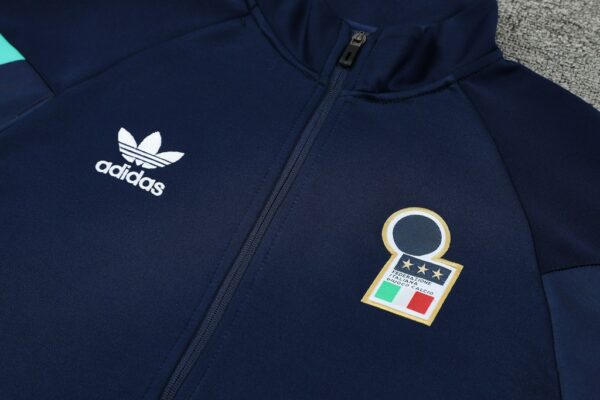 Conjunto Treino Itália Casaco Jaqueta e Calça Longa 2025 Adidas - Imagem 2