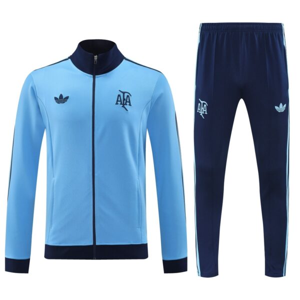 Conjunto Treino Argentina Casaco Jaqueta e Calça Longa 2025 Adidas - Imagem 2