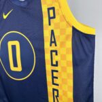 Camiseta Regata NBA Indiana Pacers Nike City Edition Swingman 0 Tyrese Haliburton Azul 2018 Nike - Imagem 3