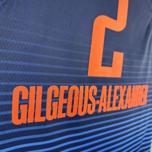 Camiseta Regata Basquete NBA OKC Oklahoma Thunder 2 Shai Gilgeous-Alexander City Edition 2018 Nike - Imagem 9