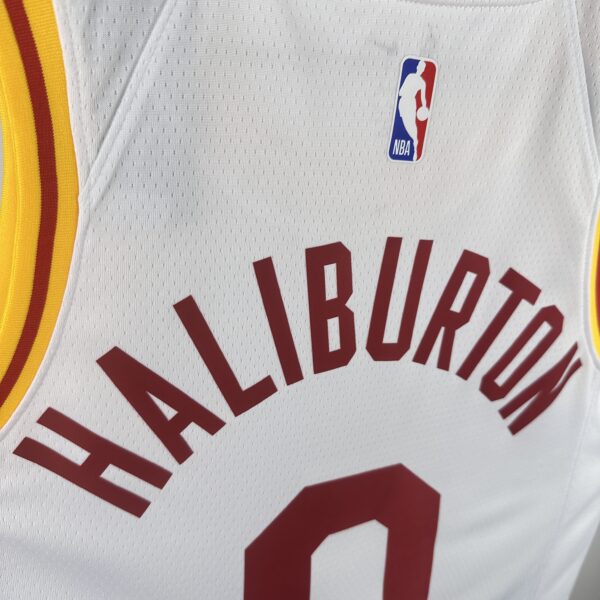 Camiseta Regata NBA Indiana Pacers Nike Classic Edition Swingman 0 Tyrese Haliburton Branca 2020 Nike - Imagem 7