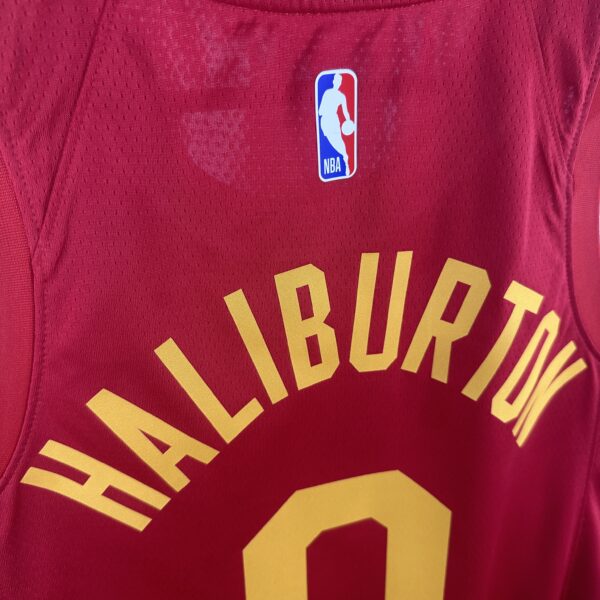 Camiseta Regata NBA Indiana Pacers Nike Classic Edition Swingman 0 Tyrese Haliburton Vermelha 2019 Nike - Imagem 7