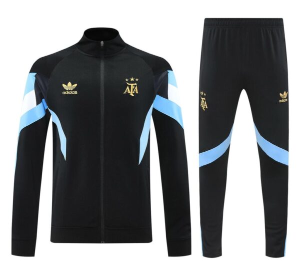Conjunto Treino Argentina Casaco Jaqueta e Calça Longa 2025 Adidas - Imagem 2