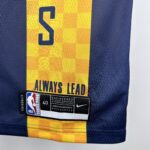 Camiseta Regata NBA Indiana Pacers Nike City Edition Swingman 0 Tyrese Haliburton Azul 2018 Nike - Imagem 5