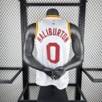 Camiseta Regata NBA Indiana Pacers Nike Classic Edition Swingman 0 Tyrese Haliburton Branca 2020 Nike - Imagem 2