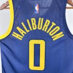 Camiseta Regata NBA Indiana Pacers Nike City Edition Swingman 0 Tyrese Haliburton Azul 2018 Nike - Imagem 6