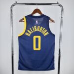 Camiseta Regata NBA Indiana Pacers Nike City Edition Swingman 0 Tyrese Haliburton Azul 2018 Nike - Imagem 9