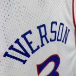 Camiseta Regata Basquete NBA Philadelphia 76ers Sixers 3 Allen Iverson Mitchell & Ness 1996/97 - Imagem 10