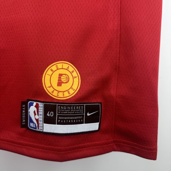 Camiseta Regata NBA Indiana Pacers Nike Classic Edition Swingman 0 Tyrese Haliburton Vermelha 2019 Nike - Imagem 5