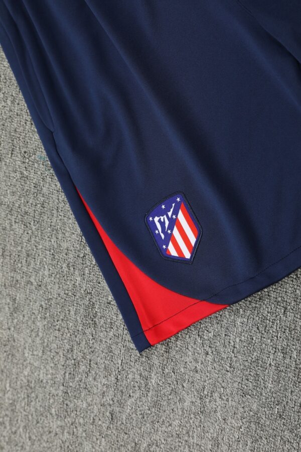 Conjunto Camisa e Calção Treino Atlético Madrid Torcedor 2025 Azul Nike - Imagem 6