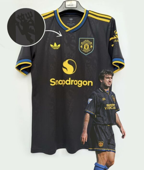 Camisa Manchester United Third Versão Torcedor 25/2026 Adidas Preta - Imagem 6