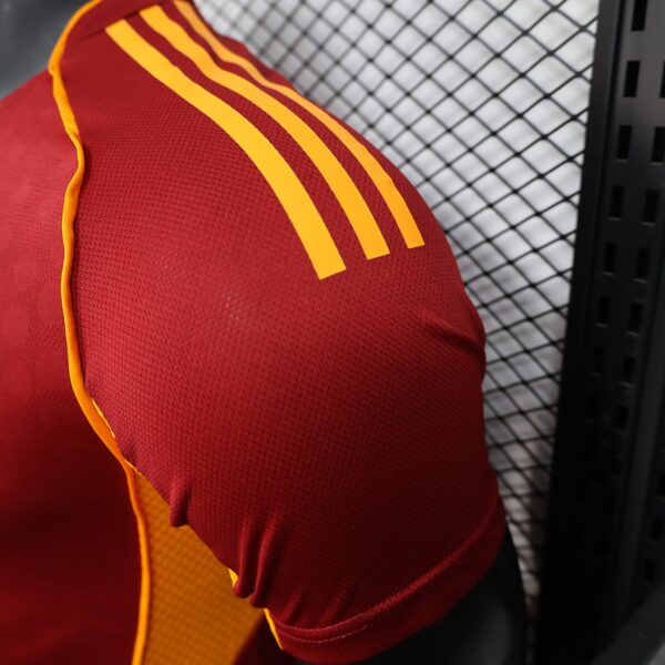 Camisa Roma Home Versão Jogador 25/2026 Vermelha Adidas - Imagem 7