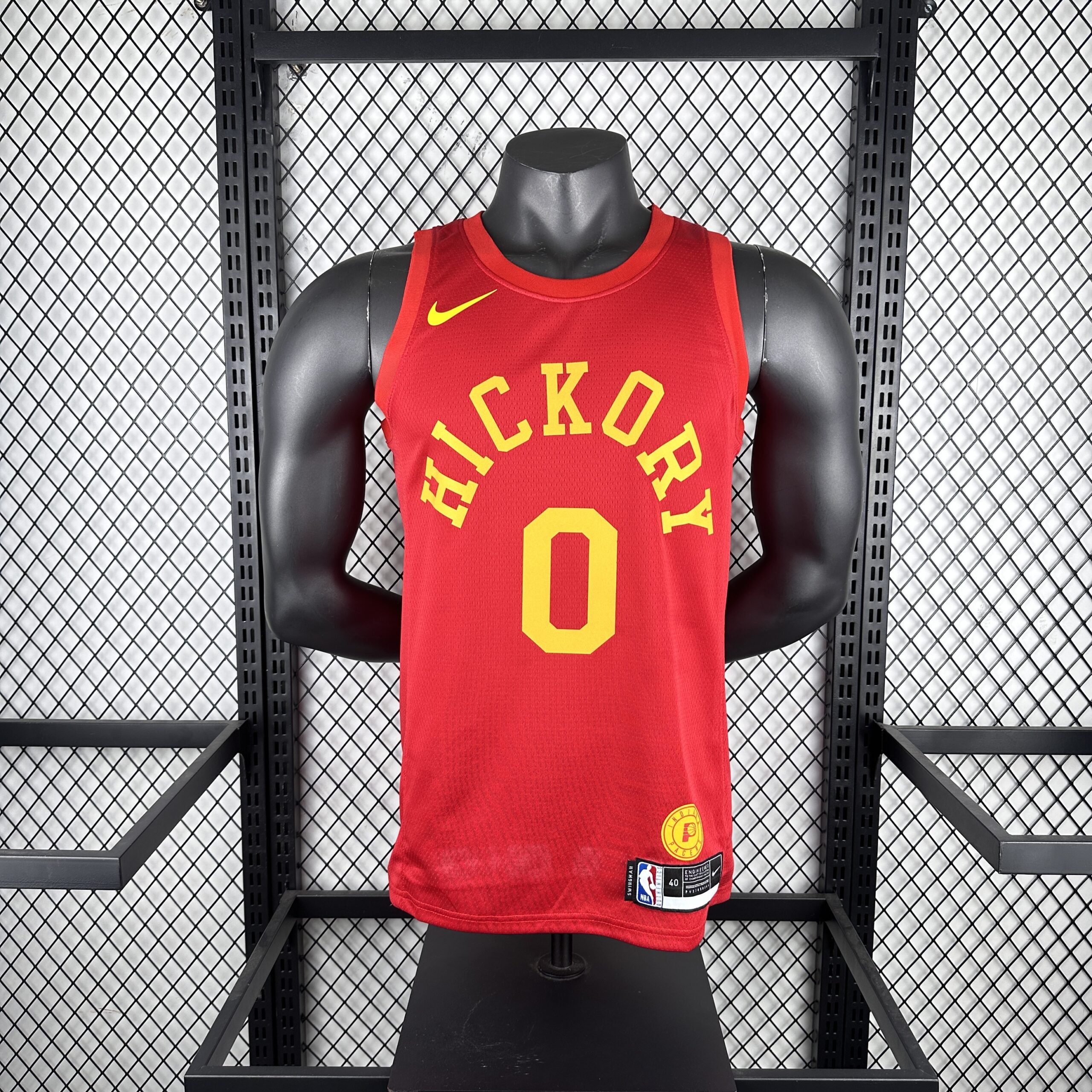 ce6ec819 Camiseta Regata NBA Indiana Pacers Nike Classic Edition Swingman 0 Tyrese Haliburton Vermelha 2019 Nike - Imagem 1