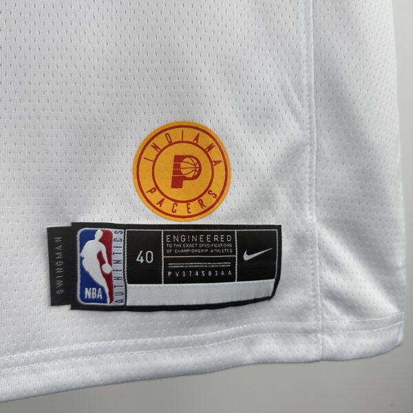 Camiseta Regata NBA Indiana Pacers Nike Classic Edition Swingman 0 Tyrese Haliburton Branca 2020 Nike - Imagem 5