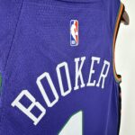 Camiseta Regata Basquete NBA Phoenix Suns 1 Booker City Edition 2025 Roxa Nike - Imagem 8
