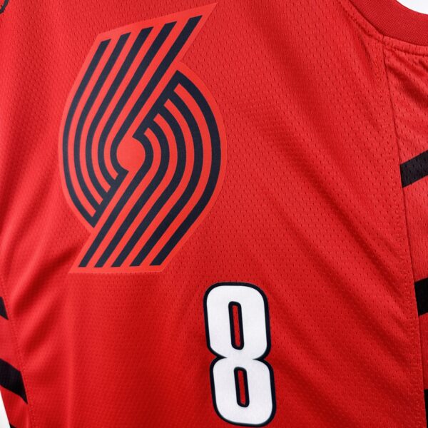 Camiseta Regata Basquete NBA Portland Trail Blazers Statement Edition 2025 Vermelha Nike - Imagem 3
